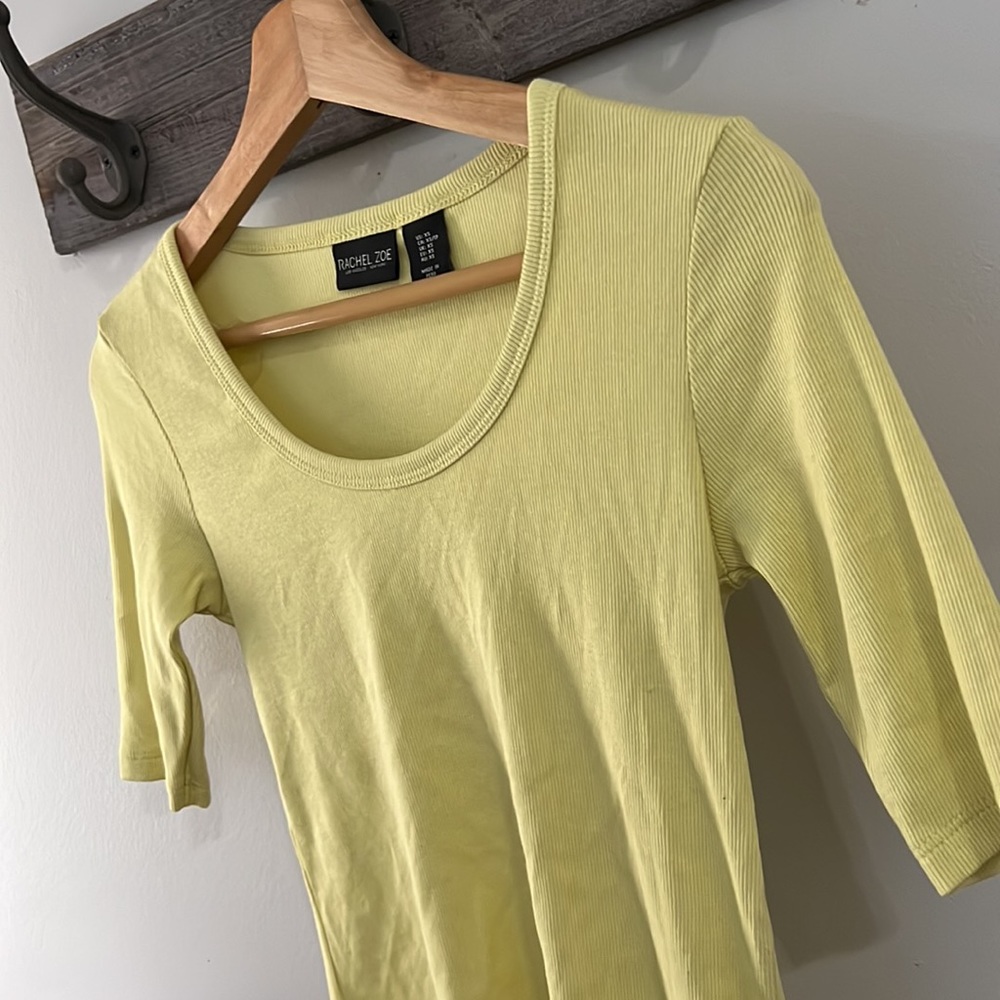 RACHEL ZOE • Soft Ribbed Top - Picture 2 of 3